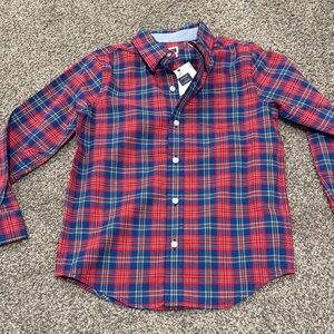 Janie and Jack Multicolor Plaid Shirt